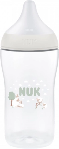 NUK Perfect Match baby bottle with temperature control Sheep 260 ml