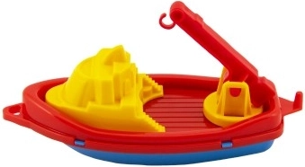 Plastikust paat kraanaga 14 cm