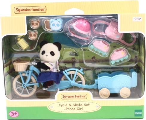 Sylvanian Families Rosalina Panda Cycling Trip
