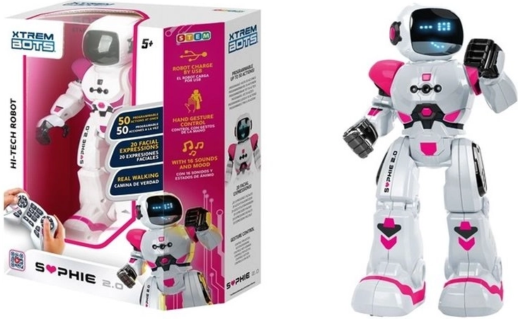 Xtrem Bots Sophie 2.0 interaktiivne hariv robot lastele