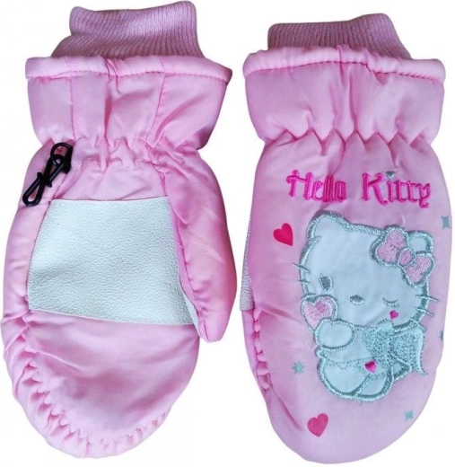Hello Kitty roosad veekindlad soojustatud suusakindad – 1 tk