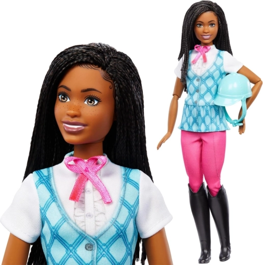 Mattel Barbie Mysteries Brooklyn Riding Doll with Helmet
