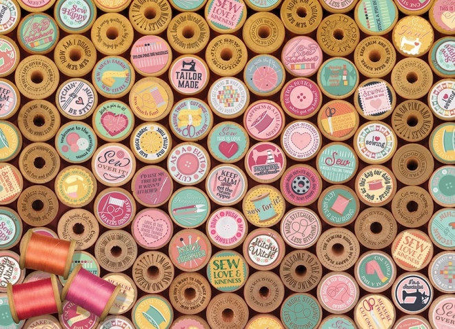 Puzzle Cobble Hill Rõõmus õmblemine 500 tükki