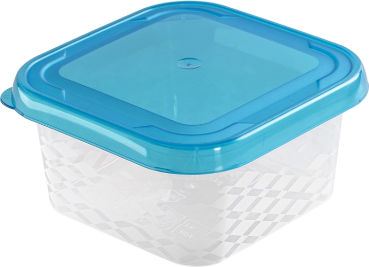 Blue Box square food container 0.25 l, blue
