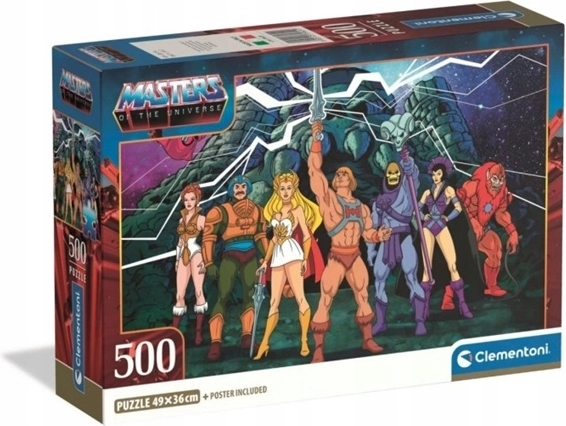 Clementoni kompaktne pusle 500 tükiga Masters of the Universe