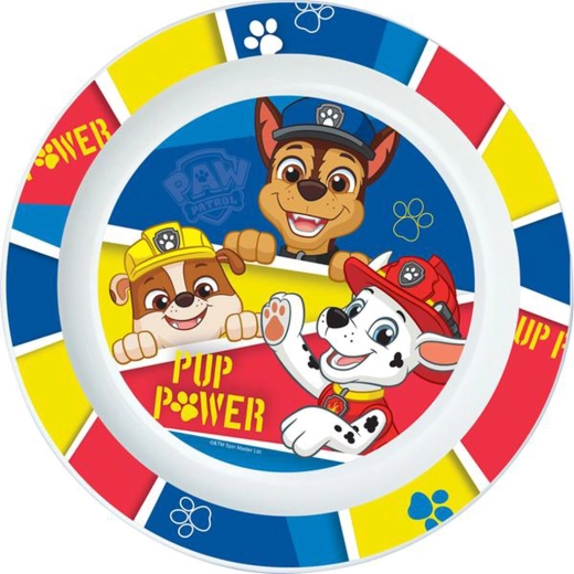 Plastikust taldrik PAW Patrol 22 cm sinine