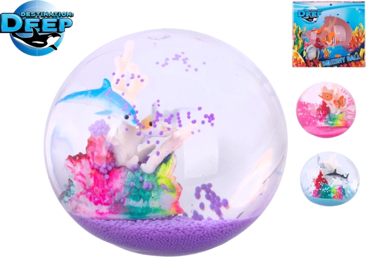 Veniv antistressipall Destination Deep mereteemaliste motiividega 9 cm