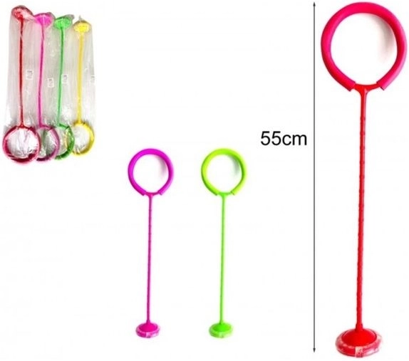 Light-up ankle skip hoop