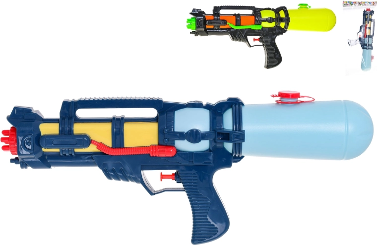 Water gun 42 cm with reservoir and pump for kids