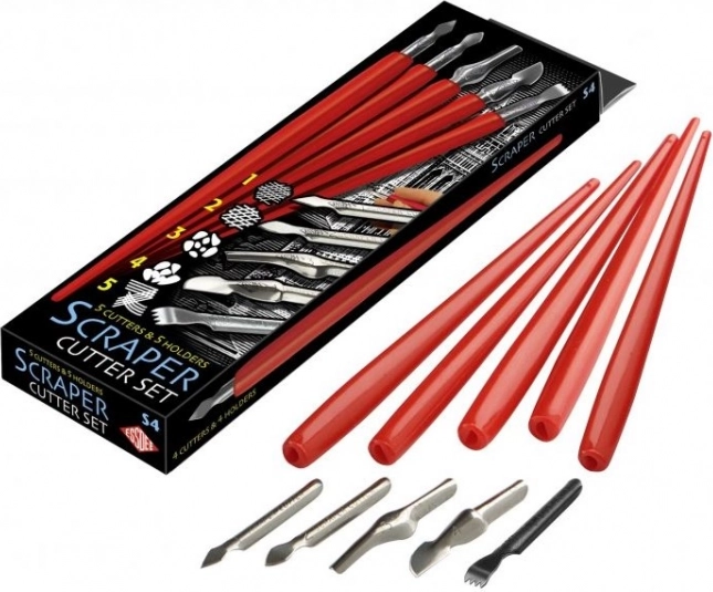 Kraapimispastapliiatsite komplekt 5 tk