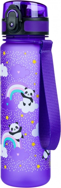 Panda ja vikerkaare motiiviga Tritan joogipudel 500 ml