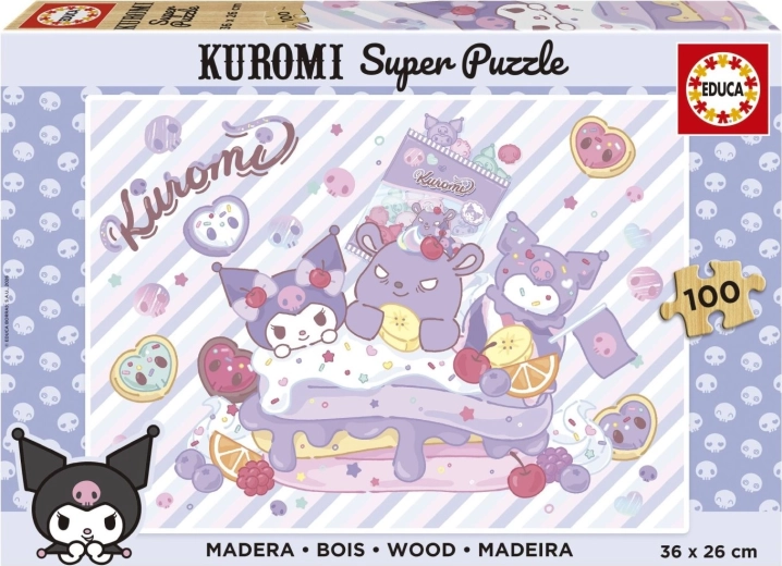 Educa puidust pusle Kuromi 100 tükki