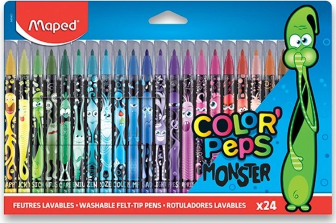 Maped fixy Color'Peps Monster, 24 värvi