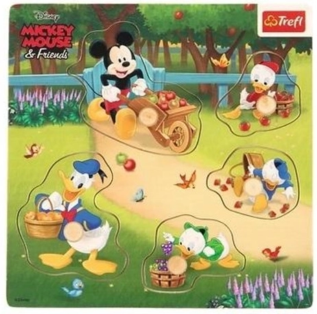 Trefl mini puidust pusle Mickey Mouse