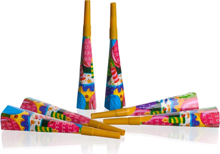 Paberist peotrumbid 19 cm (6 tk) MY PARTY
