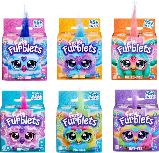 Hasbro Furby Furblets plush interactive toy assorted