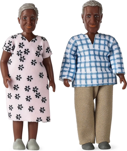Lundby dollhouse grandma and grandpa dolls for the Billie dollhouse – set