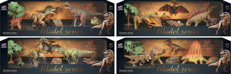 Dinosaur World – dinosaur figure set, 4 types