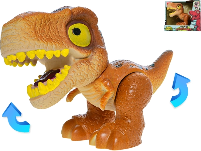 Liikuvate osadega dinosaurus T‑Rex