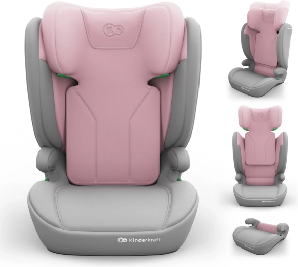 Kinderkraft car seat i-spark 2 plus i-size 100–150 cm pink