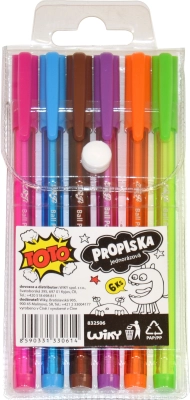 TOTO värviliste pastapliiatsite komplekt