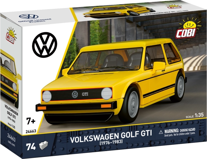 Cobi Volkswagen Golf GTI 1976–1983 ehituskomplekt 1:35 (74 detaili)