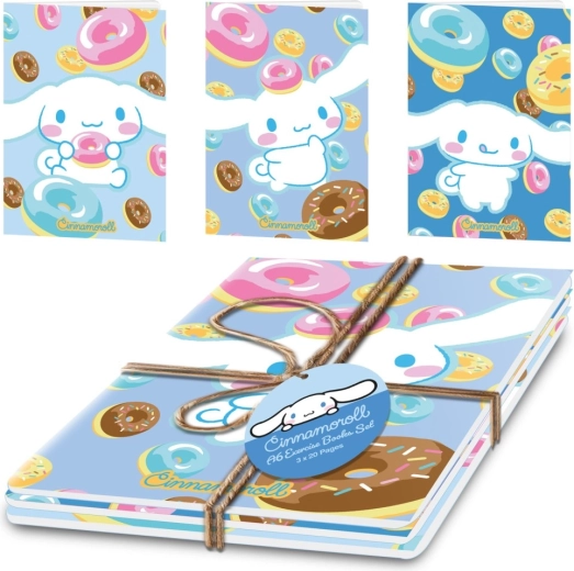 Cinnamoroll A5 vihikute komplekt (3 tk)