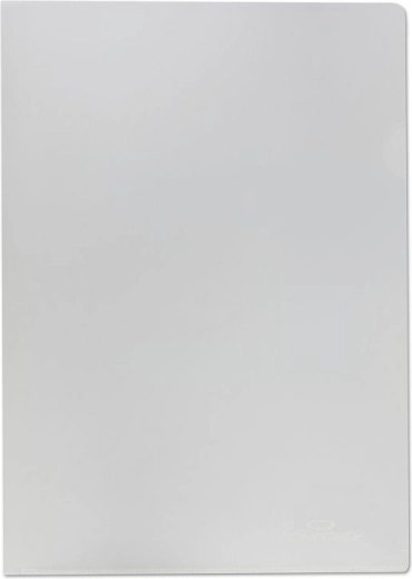 Concorde A4 L-shaped document folder, clear, 170 µm (100 pcs)