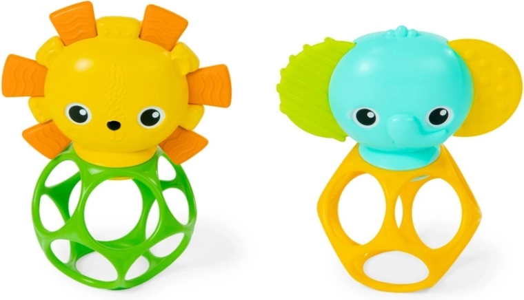 OBALL Soother Pals närimislelud, 2 tk komplekt, alates 3 kuu vanusest
