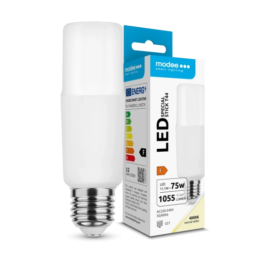 LED Bulb Modee Lighting Stick T44 11.1 W E27, neutral white, 1055 lm