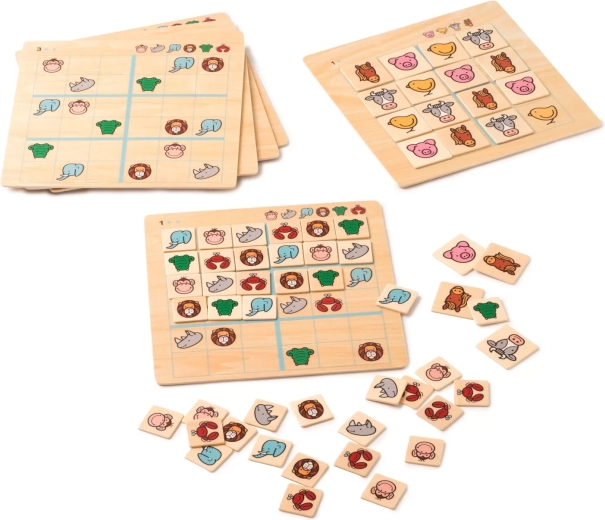 Toys for Life wooden animal sudoku