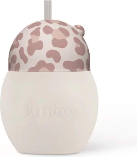 ÉLHÉE training cup with straw Coconut 240 ml Graouu Pink