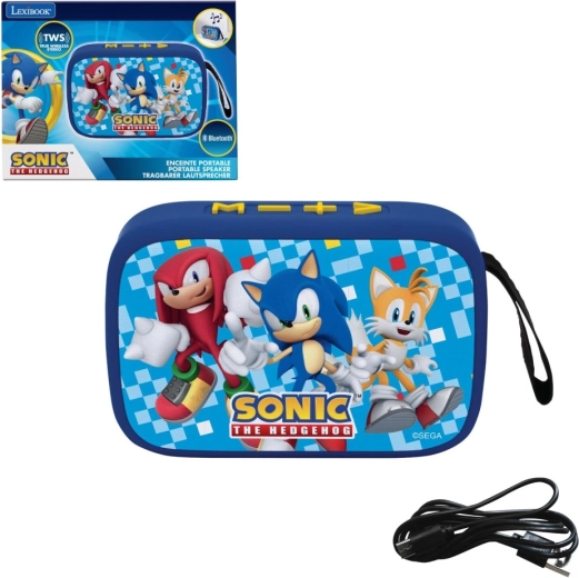 Lexibooki kaasaskantav SONIC-kõlar riidest katte ja TWS-iga