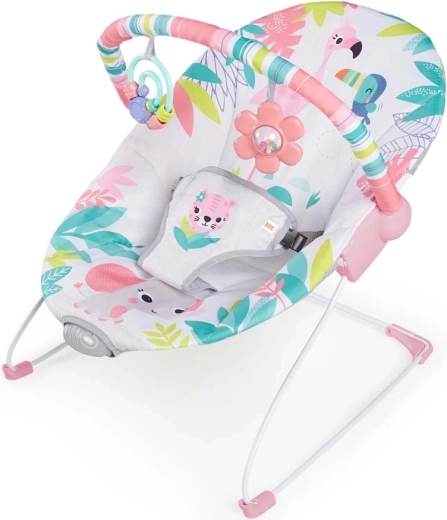 Vibreeriv beebilamamistool BRIGHT STARTS Flamingo Vibes, 0m+, kuni 9 kg