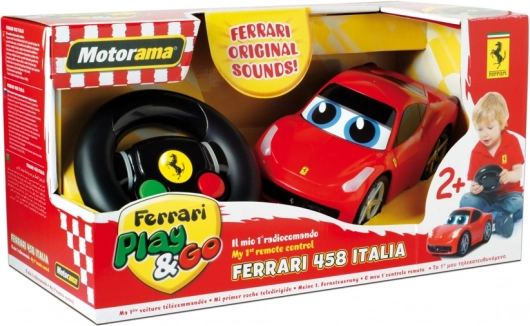 Laste RC-auto Ferrari 458 Italia originaalsete helidega