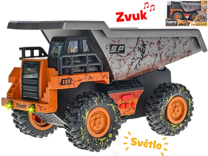25 cm ehitus-kallur tulede ja helidega