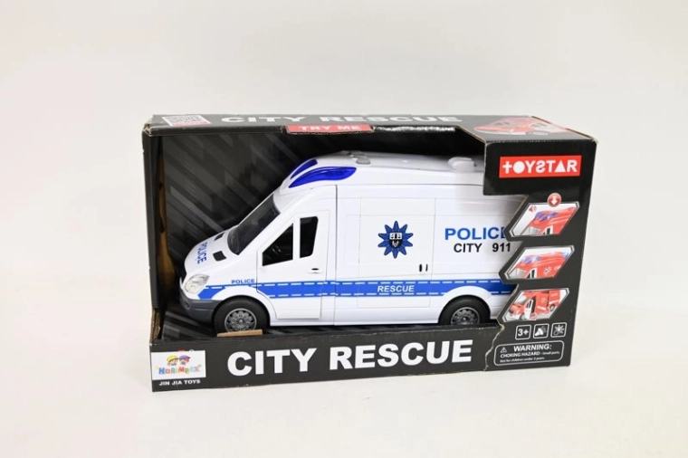 Police Bus with Light and Sound