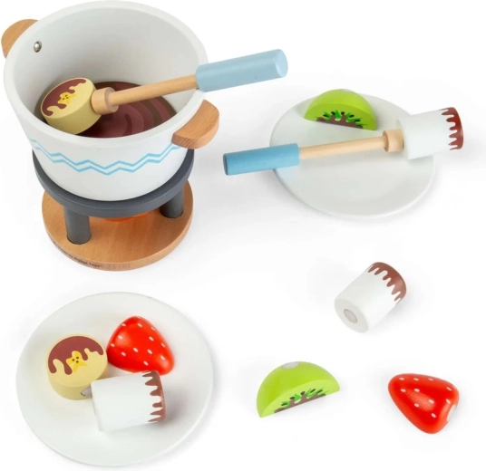 Bigjigs Toys puidust šokolaadifondüü komplekt