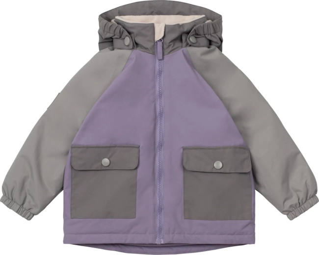 Leokid transitional jacket lilac gray size 80 (12–18 months)