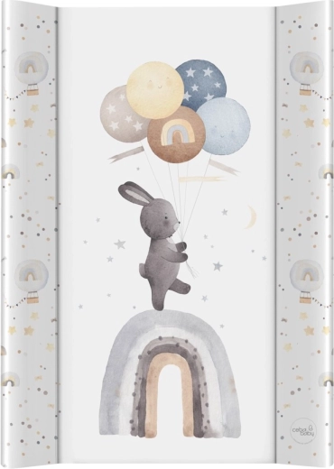 Ceba Baby mähkimisalus jäiga plaadiga 50 × 70 cm Basic Rainbow Walk