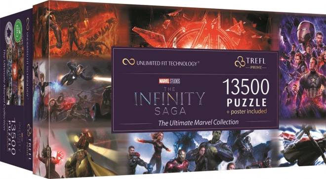 TREFL Prime UFT pusle 13 500 tükki – Ultimate MARVEL kollektsioon