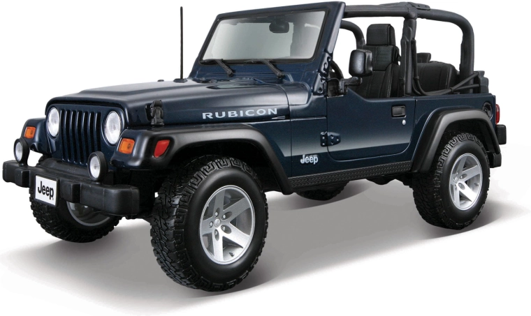Maisto Jeep Wrangler Rubicon automudel 1:18 metallik sinine (metall)