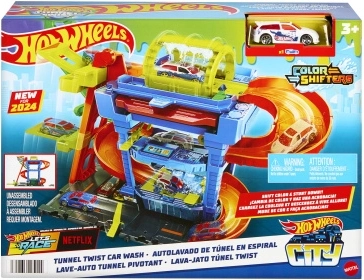 Hot Wheels City autopesula Color Shifters pöörleva tunneliga