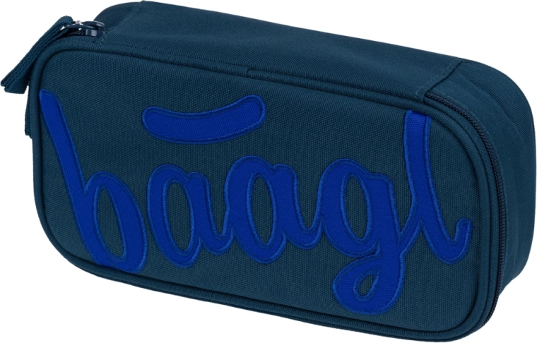 Baagl school pencil case etui Logo blue GRS