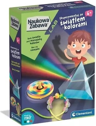 Clementoni valgus ja värvid – hariv katsekomplekt lastele
