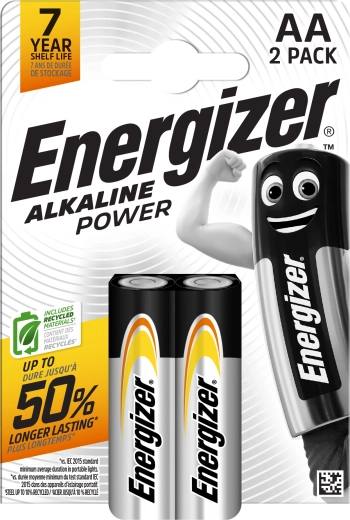 Aluselised patareid AA ENERGIZER Alkaline Power, 2 tk