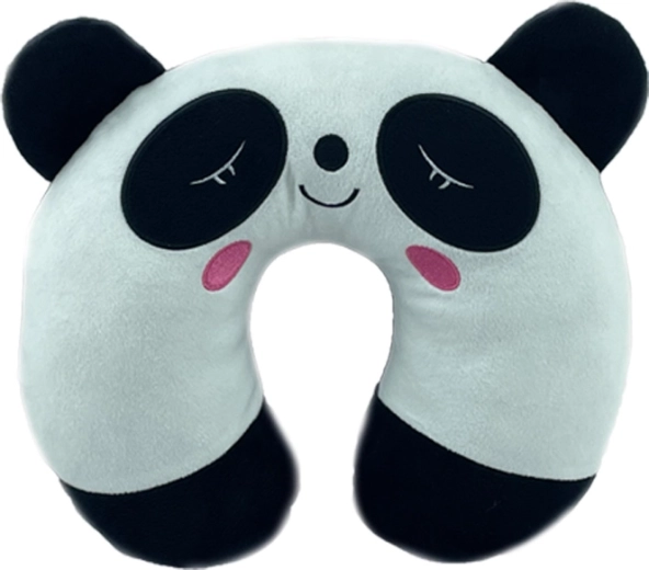 Pehme panda-kujuline plüüsist peatoe padi