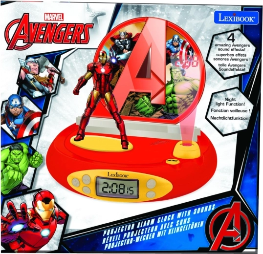 3D äratuskell projektoriga AVENGERS Iron Man