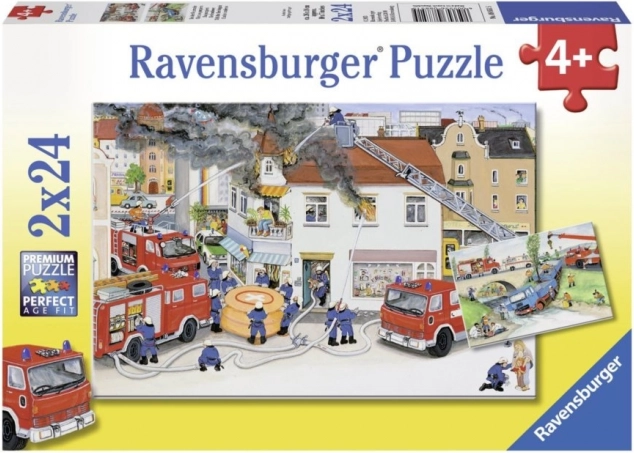 Ravensburger pusle Tuletõrjebrigaad 2x24 tükki