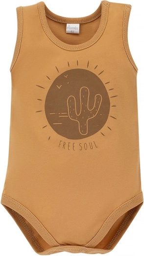 Pinokio laste bodi Free Soul kollane, suurus 86